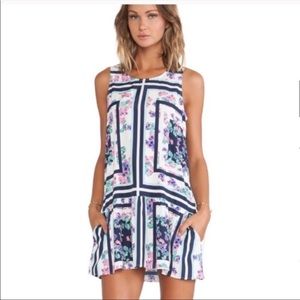 Lovers + Friends Boho Sleeveless pocket mini dress